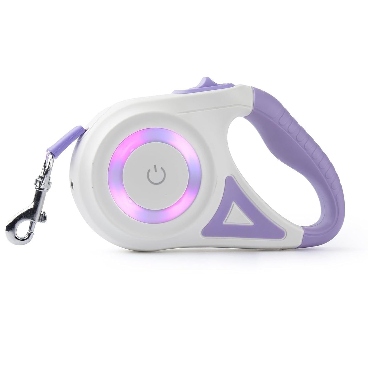 LED Retractable Dog Leash – 16ft with Flashlight & Waste Bag Dispenser