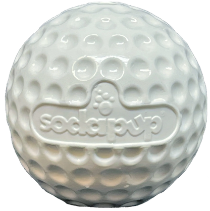 Golf Ball PUP-X Rubber eDispenser Treat Dispenser & Enrichment Toy